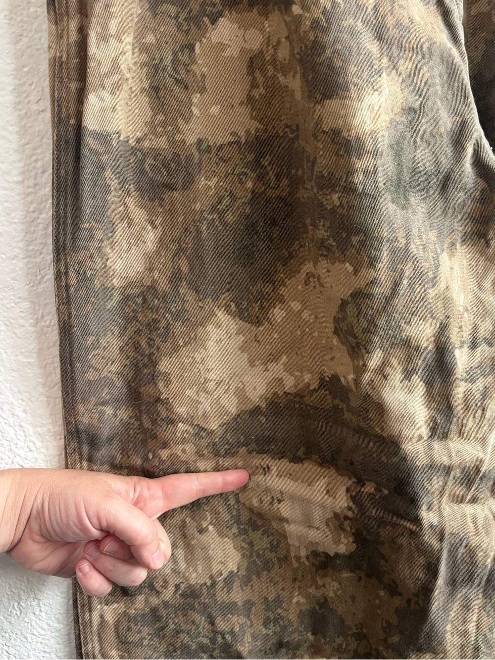 Fashion Nova Plus Size Brown Camo Wide Leg Cargo Pants Womens Size XL - Picture 7 of 8